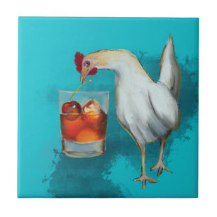 Chicken with Manhattan Tile