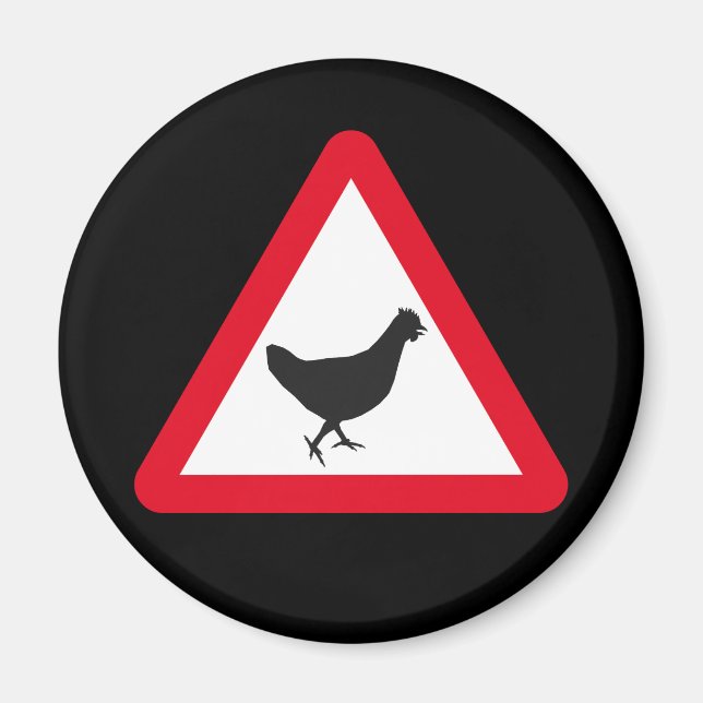 Chicken Xing Magnet (Front)