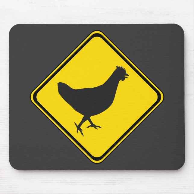 Chicken Xing! Mouse Mat (Front)