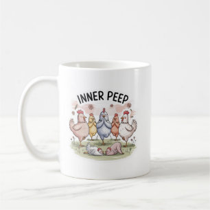 “Chicken Yoga” Funny Farm Animal Mug