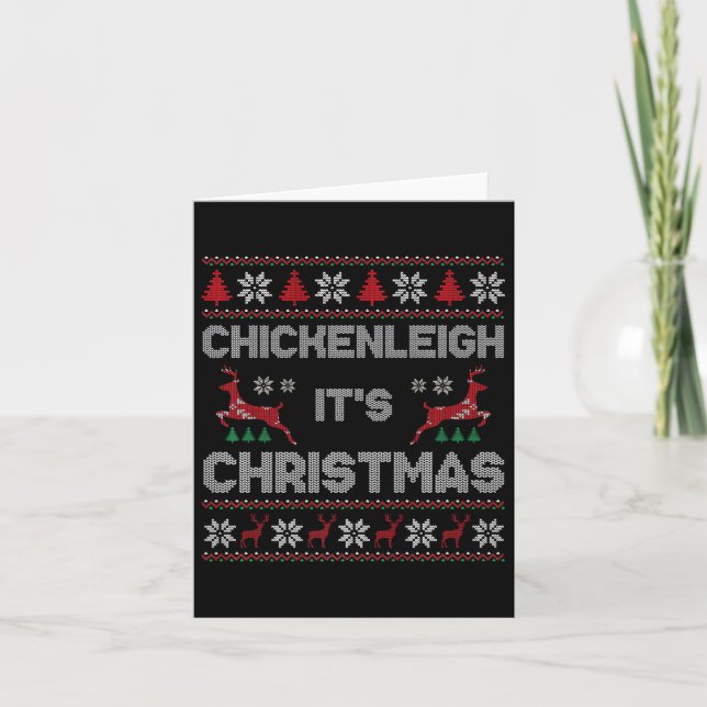 Chickenleigh It's Christmas Funny Xmas  Card (Front)