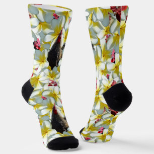 Chickens And Frangipanis, Crew Socks