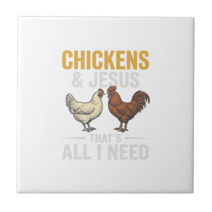 Chickens And Jesus Vintage Farm Faith Shirt_1 Tile