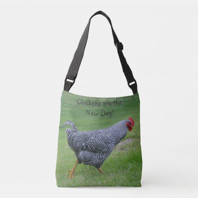 Chickens Are The New Dog Crossbody Bag (Front)