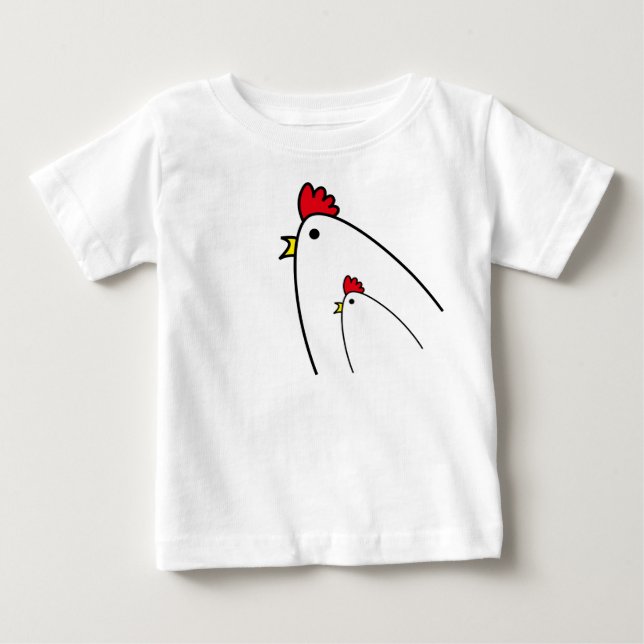 Chickens Baby T-Shirt (Front)