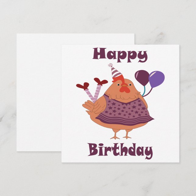 Chicken's Birthday (Front/Back)