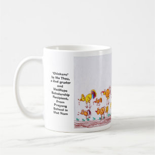 "Chickens" by Ma Theu, 2nd grader Coffee Mug
