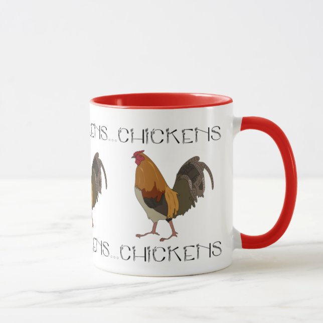 Chickens Chickens Chickens Mug (Right)