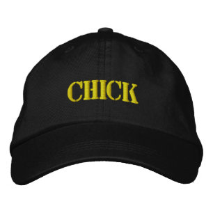 CHICKENS EMBROIDERED HAT