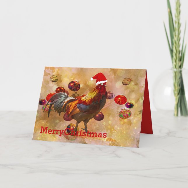 Chickens for Christmas Holiday Card (Front)