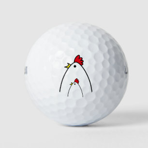 Chickens Golf Balls