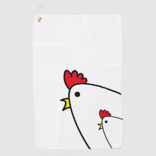 Chickens Golf Towel