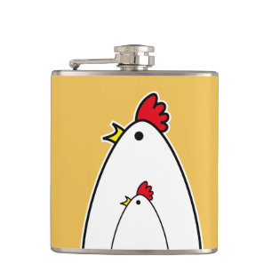 Chickens Hip Flask