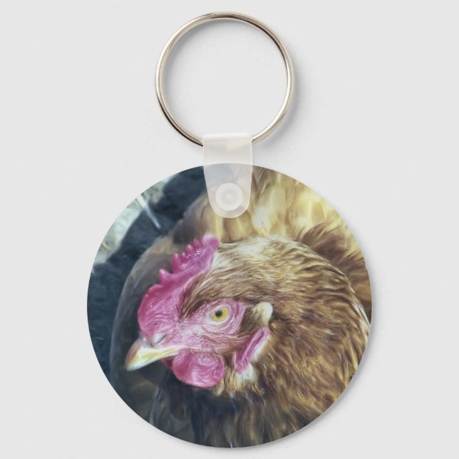 CHICKENS KEY RING (Front)