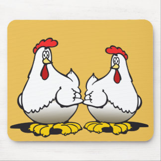 chickens mouse mat