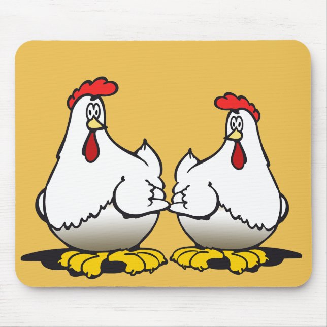 chickens mouse mat (Front)