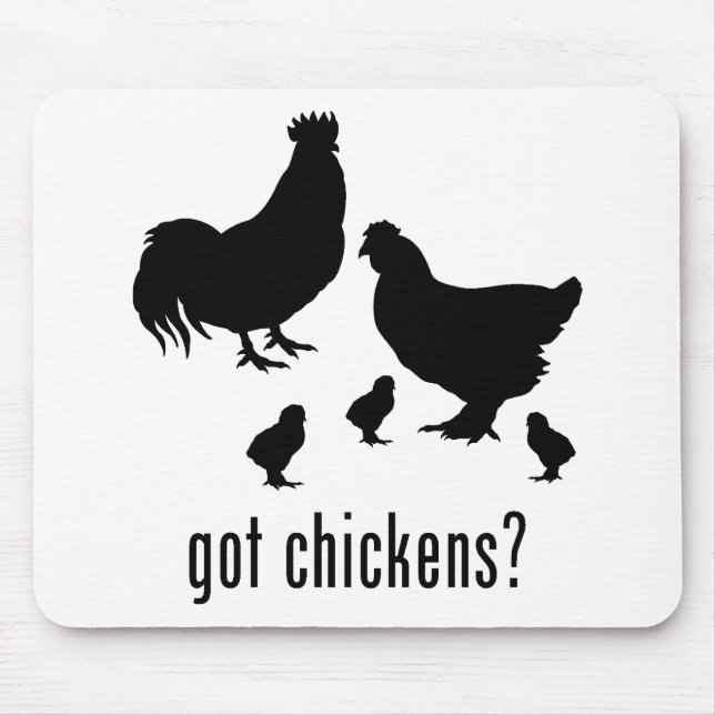 Chickens Mouse Mat (Front)