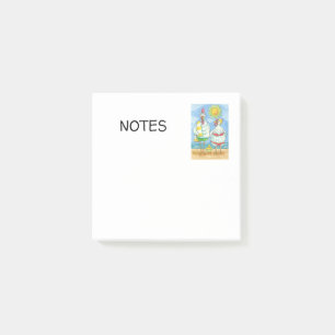 CHICKENS OF THE SEA, FUNNY CARTOON Post-it® Notes