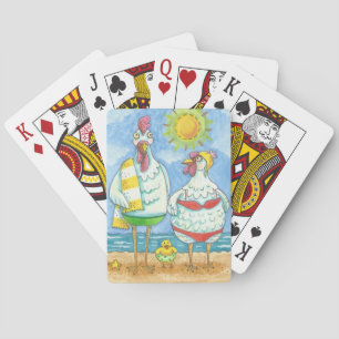 CHICKENS OF THE SEA, FUNNY PLAYING CARDS Poker