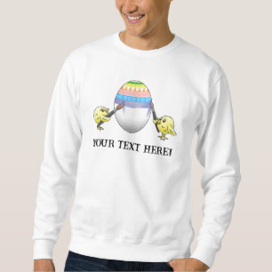 Chickens paint a beautiful Easter egg Sweatshirt