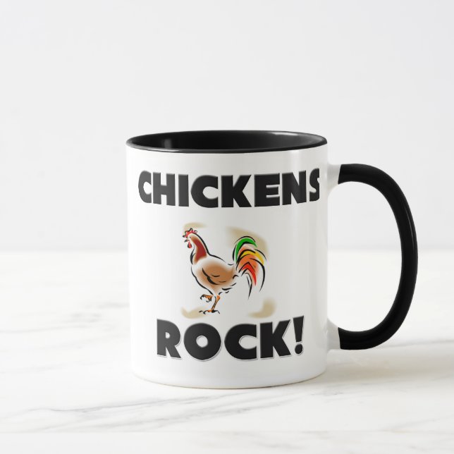 Chickens Rock Mug (Right)