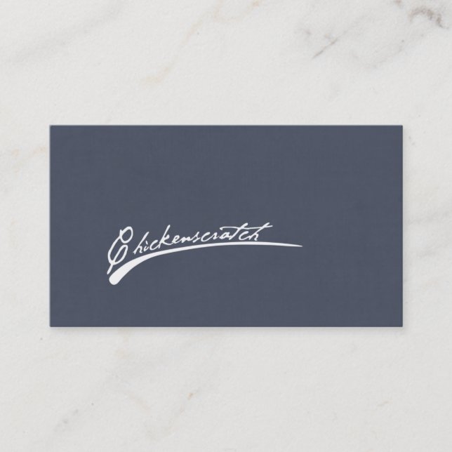 Chickenscratch Business Cards (Front)