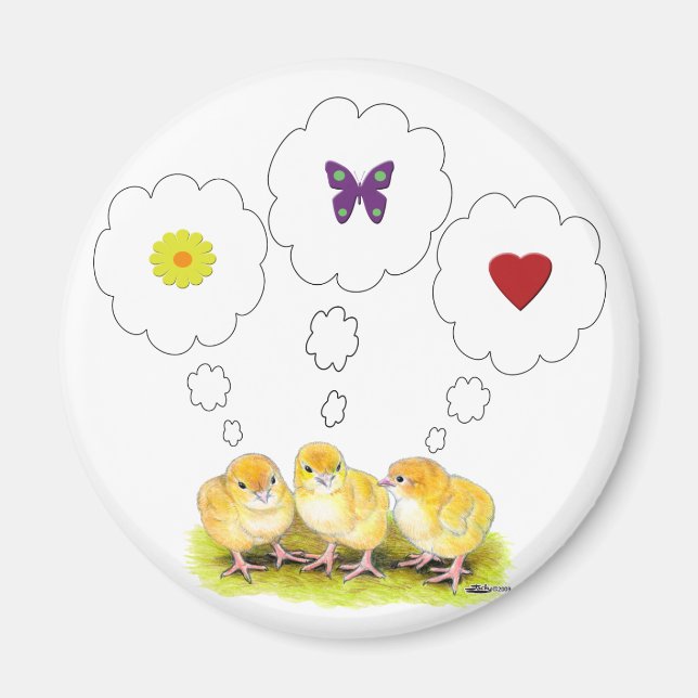 Chickie Daydreams Magnet (Front)