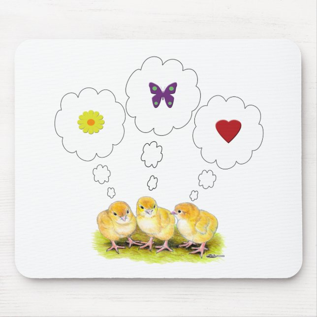 Chickie Daydreams Mouse Mat (Front)