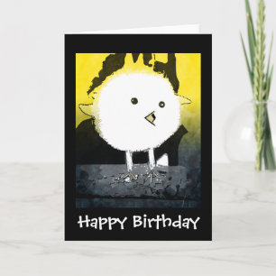 Chicklet Birthday Card
