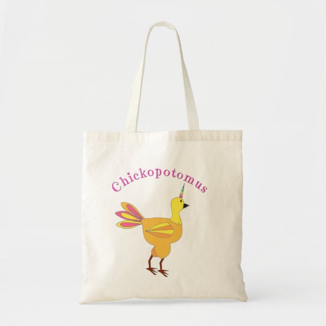 Chickopotomus - The Unicorn Chicken Tote Bag (Front)