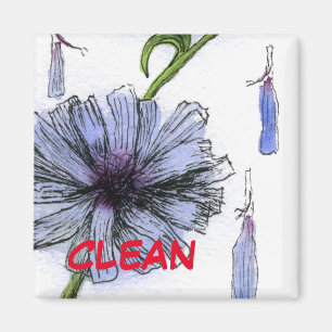 "Chickory" Clean Dishwasher Status Magnet