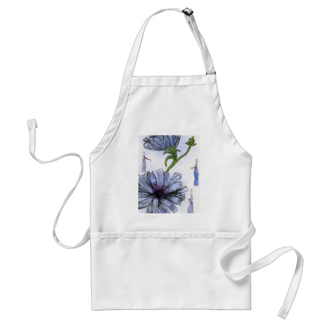 "Chickory" Floral Apron (Front)