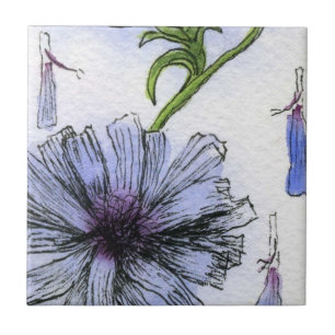 "Chickory" Kitchen Garden Ceramic Tile