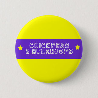 Chickpeas and Hulahoops 6 Cm Round Badge