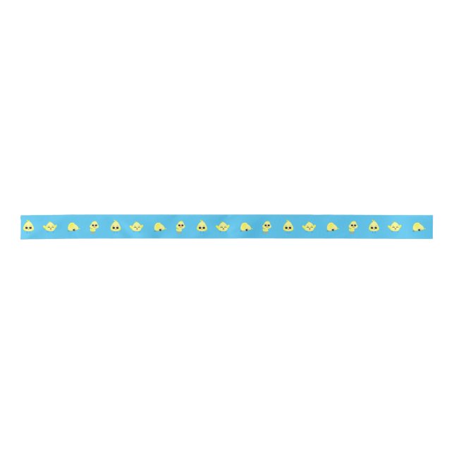 Chicks and Duckling Satin Ribbon (Front)