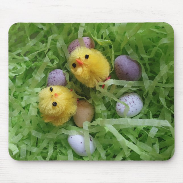 Chicks and Eggs Mouse Mat (Front)