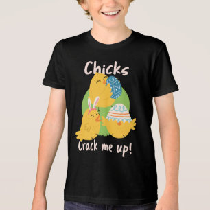 Chick's Crack Me Up! Kids Shirt