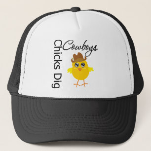 Chicks Dig Cowboys Trucker Hat