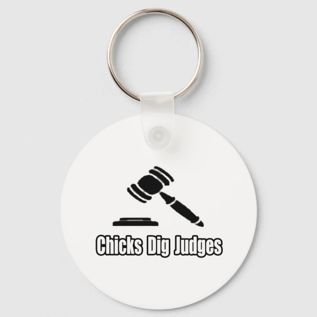 Chicks Dig Judges Key Ring (Front)