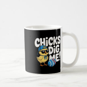 Chicks Dig Me Easter Toddler Boys Men Happy Easter Coffee Mug