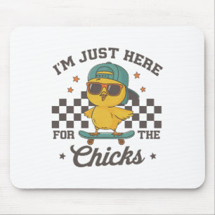 Chicks Dig Me Easter Toddler Boys Men Happy Easter Mouse Mat
