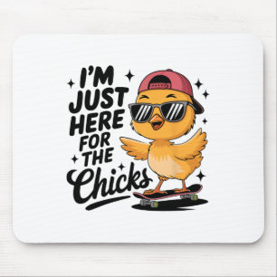 Chicks Dig Me Easter Toddler Boys Men Happy Easter Mouse Mat