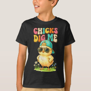 Chicks Dig Me Funny By Chick Sungles Retro Cute T-Shirt