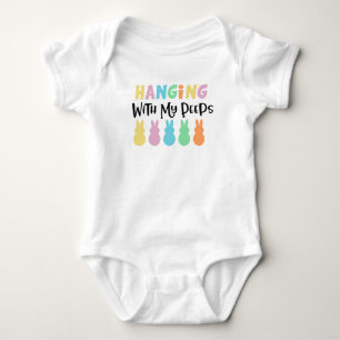 Chicks Dig Me My First Easter Baby Baby Bodysuit