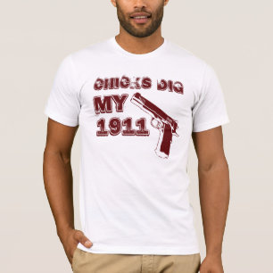 Chicks Dig My 1911 - Red T-Shirt