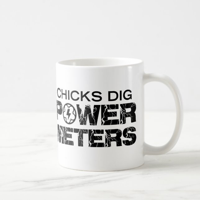 Chicks Dig Power Metres Coffee Mug (Right)