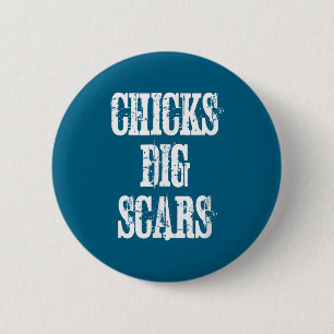 Chicks Dig S Shirt Congenital Heart Defect Chd War 6 Cm Round Badge