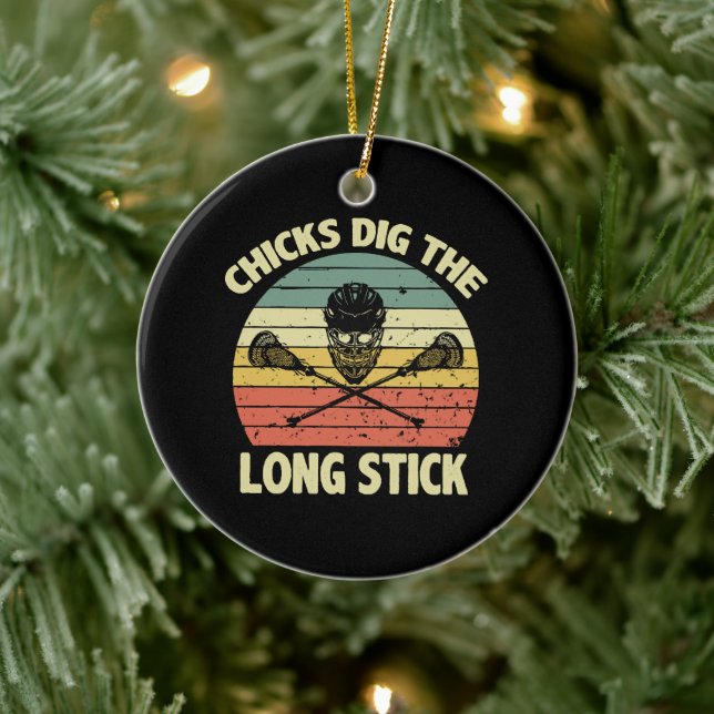 Chicks Dig The Long Stick Ceramic Tree Decoration (Tree)