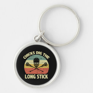 Chicks Dig The Long Stick Key Ring