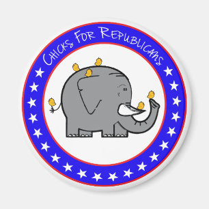 chicks for republicans magnet